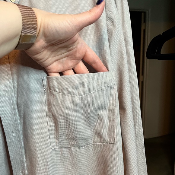 Croft & Barrow men’s button down long sleeve shirt, size XXL with front pocket - Picture 4 of 7